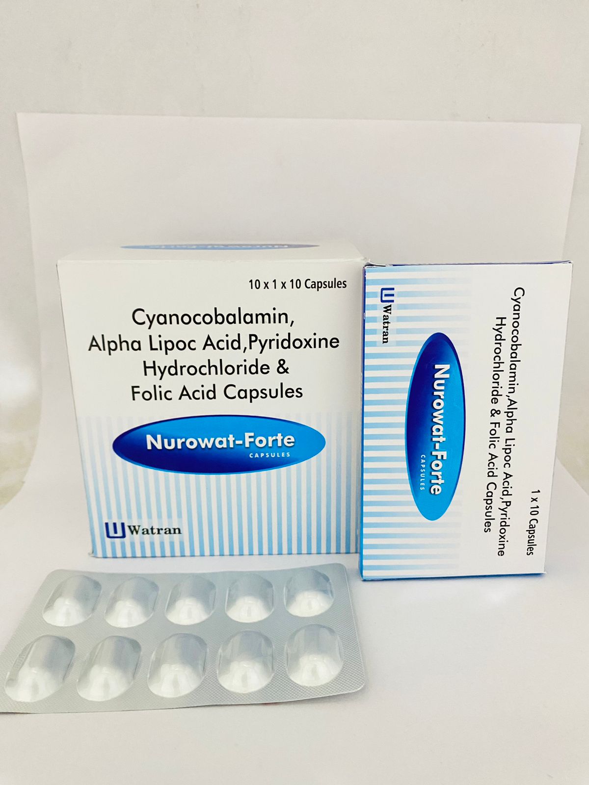 Benfotiamin 100 mg + Chycobalamin 1mcg + Prydoxine Hcl 3 mg + ALA 100 mg + Folic Acid 1.5 mg