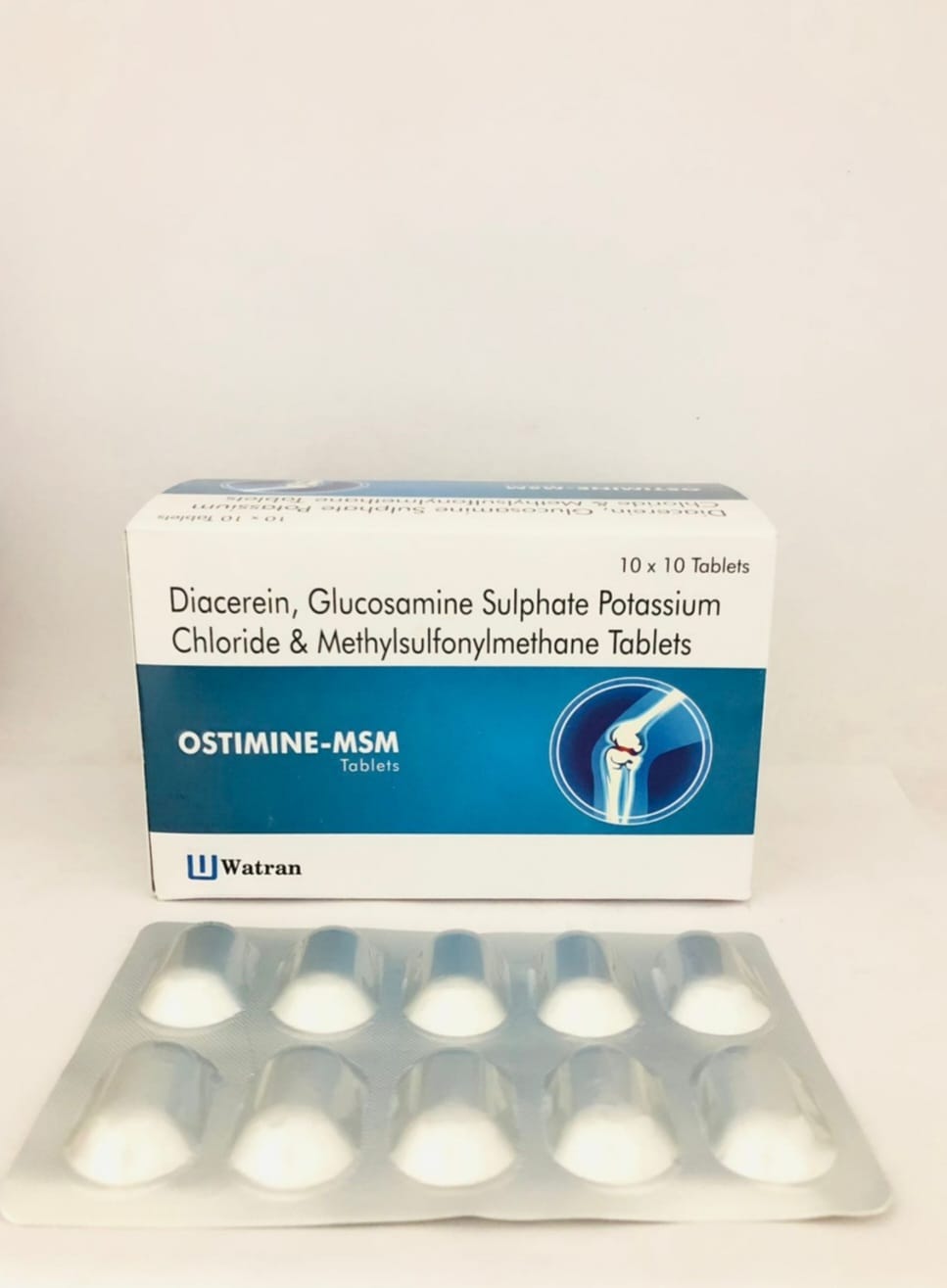 Glucosamine 750 mg + Diacerein 50 mg + MSM 250 mg