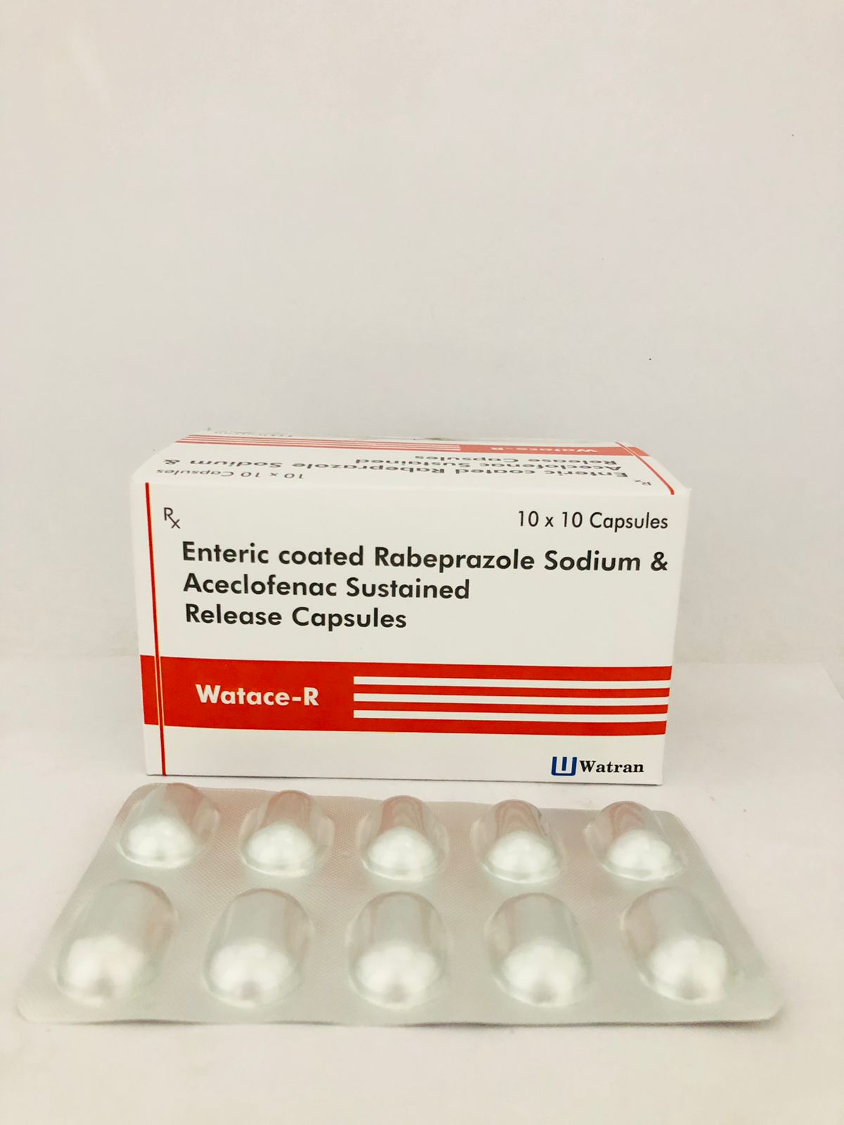 Aceclofenac 200 mg + Rabeprazole 20 mg