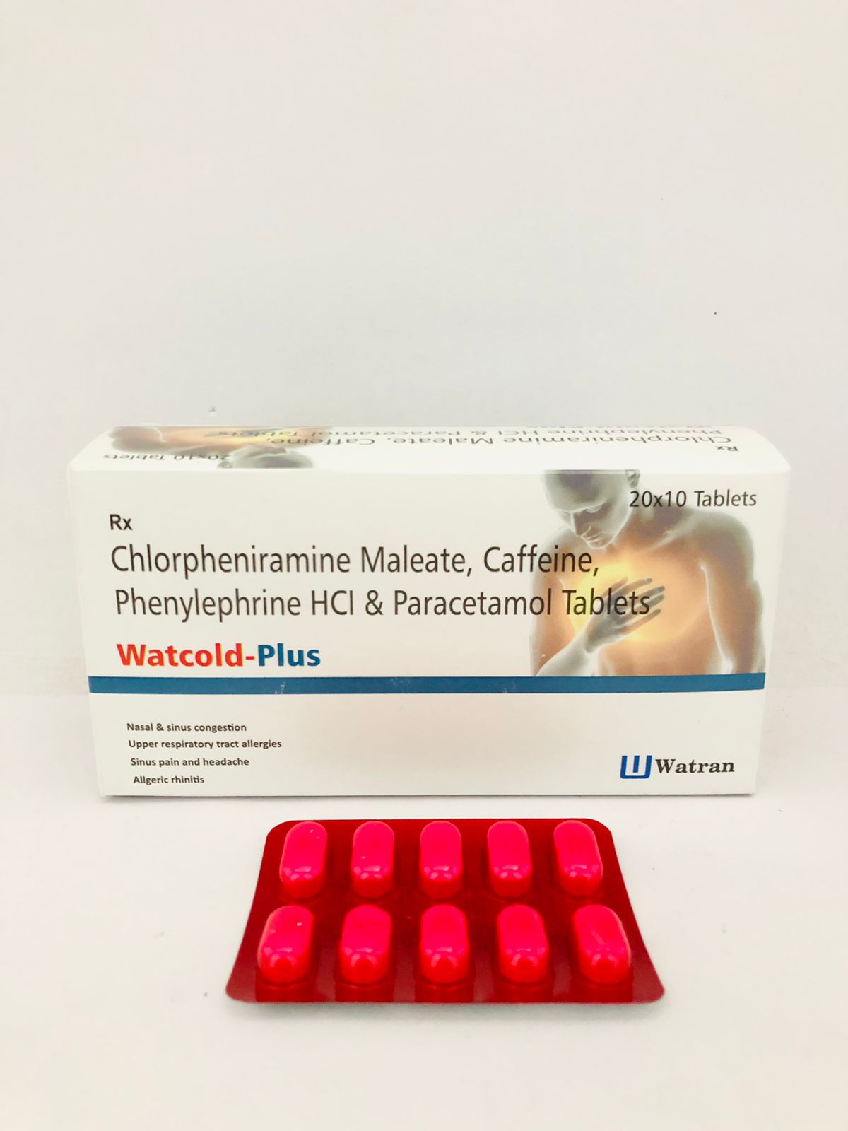 Paracetamol 650 mg + Chlorpheniramine Maleate 2 mg + Caffeine 25 mg + Phenylepherine Hcl 5 mg