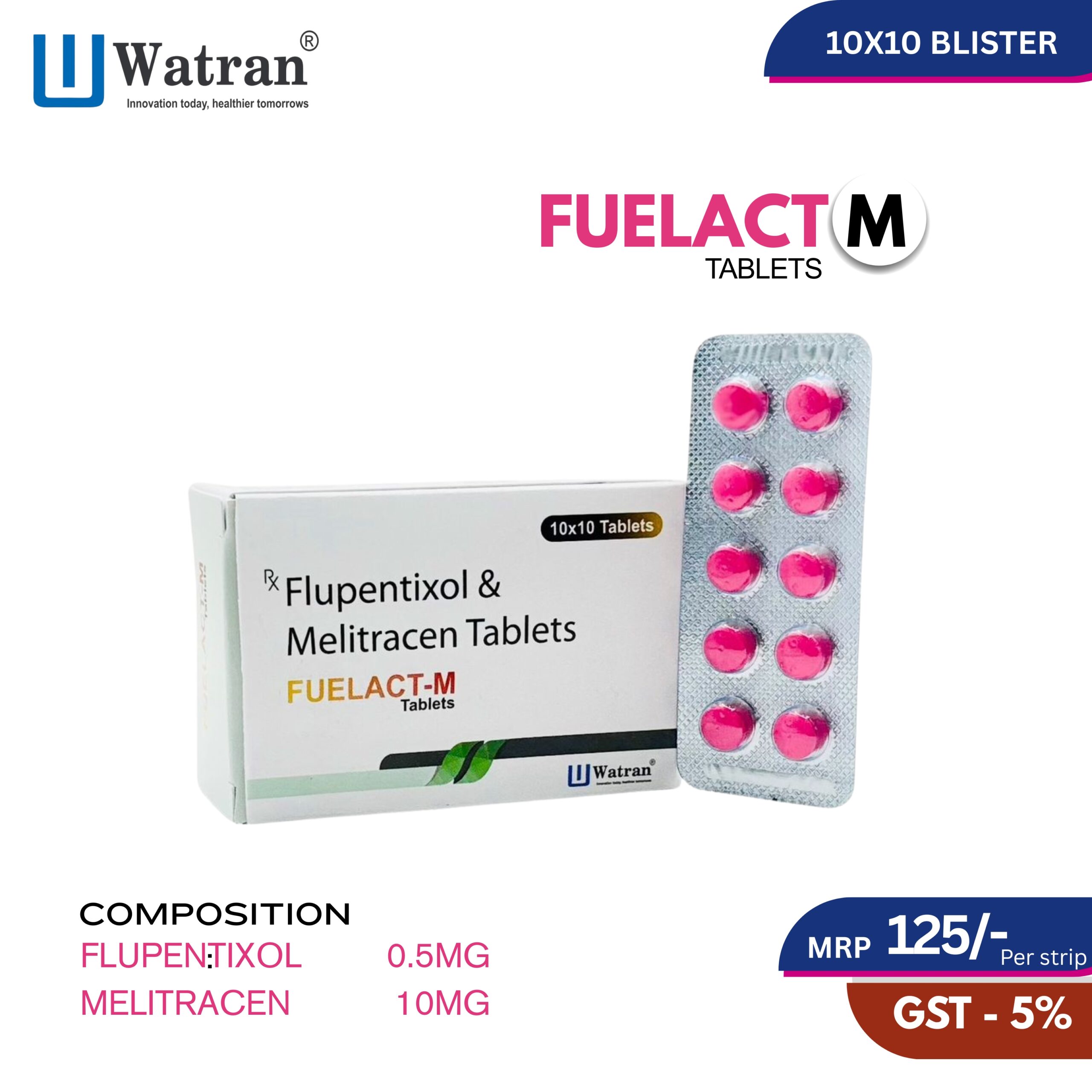 Flupentixol 0.5mg + Melitracen 10mg