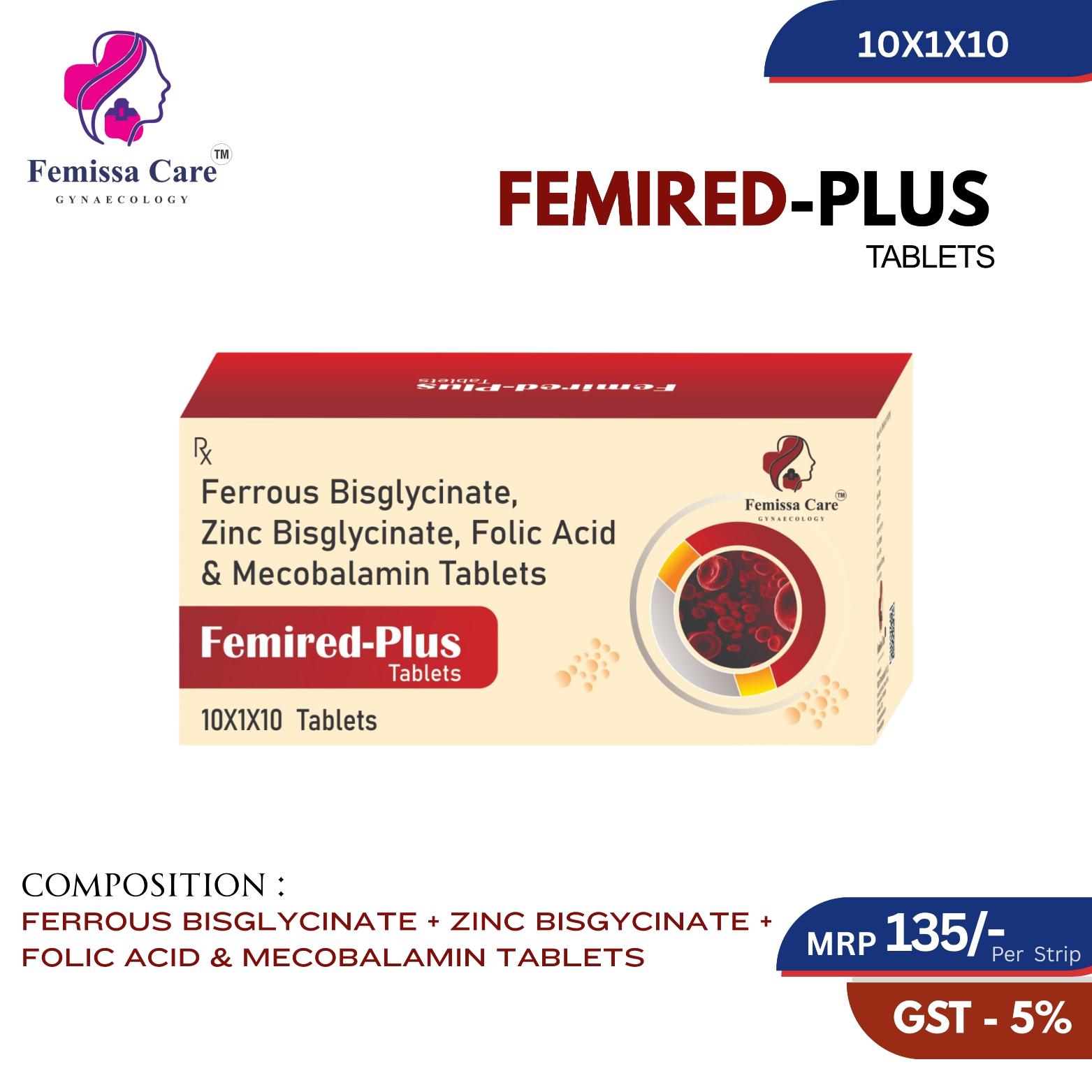 Ferrous-Bisglycinate-Zinc-Bisgycinate-Folic-Acid-Mecobalamin-Tablets Ferrous-Bisglycinate-Zinc-Bisgycinate-Folic-Acid-Mecobalamin