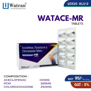 Aceclofenac 100mg + PCM 325mg + Chlorozoxazone