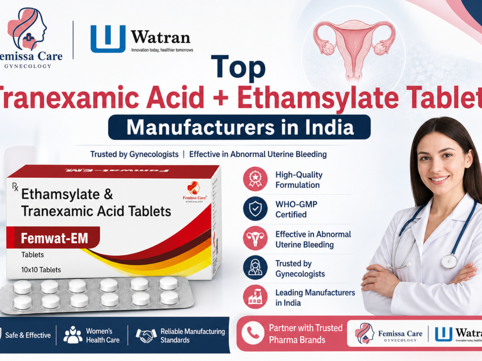 Top Tranexamic Acid + Ethamsylate Tablets Manufacturers in India