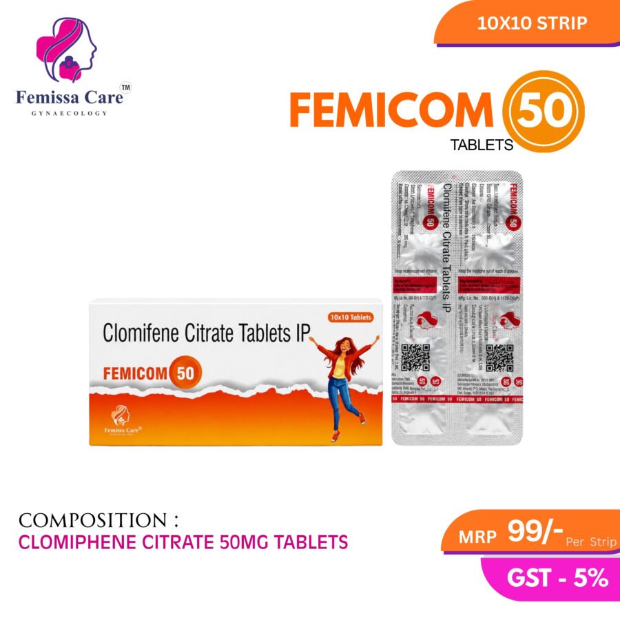 Clomiphene Citrate 50mg Tablets